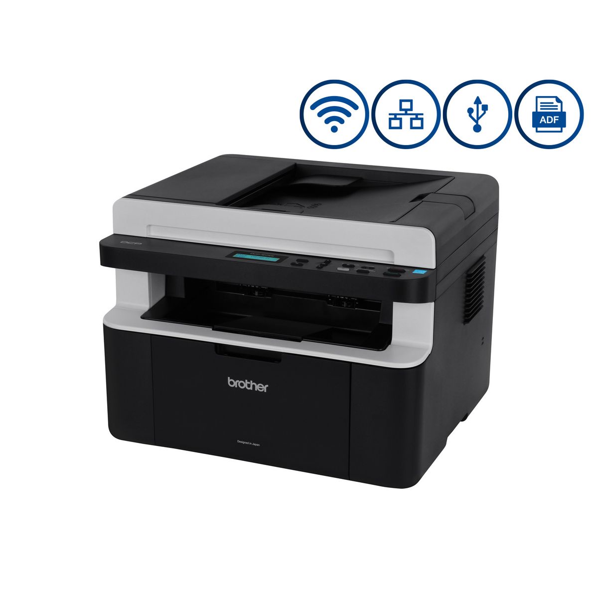 BROTHER - Impresora Multifunción Brother Dcp-1617nw Wifi Ethernet Adf