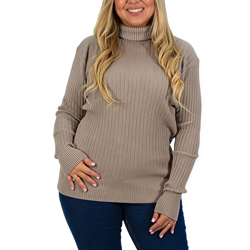 MPROPIA - Sweater mujer básico spandex colores extra linda