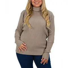 MPROPIA - Sweater mujer básico spandex colores extra linda