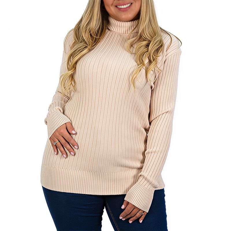 MPROPIA - Sweater mujer básico spandex colores extra linda