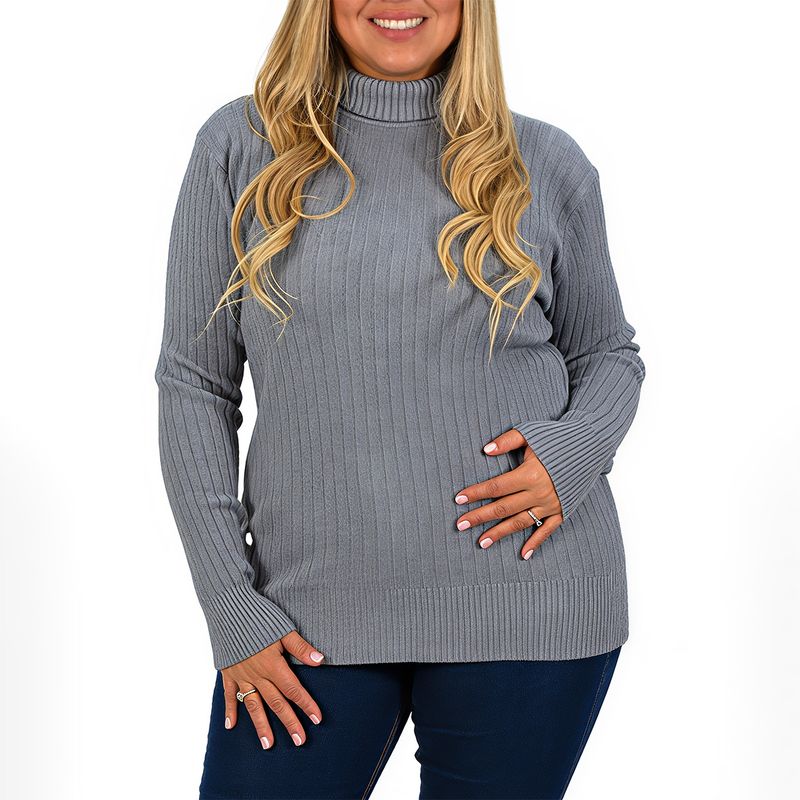 MPROPIA - Sweater mujer básico spandex colores extra linda