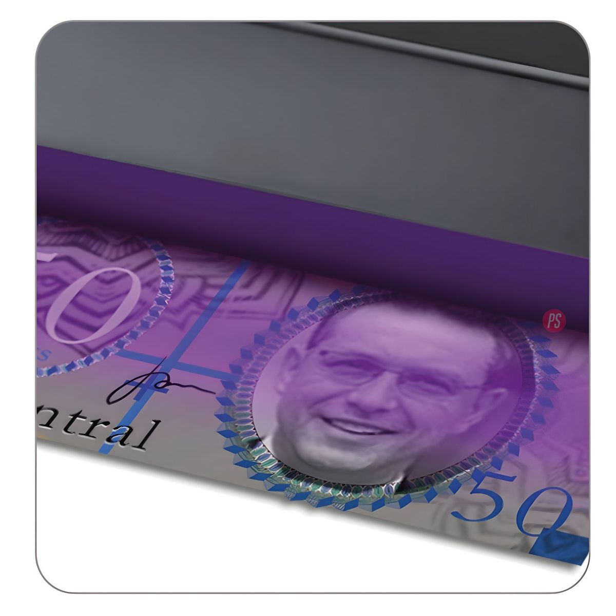 PACIFIC - Detector de Billetes Falsos UV 6W Profesional Negocios - PS