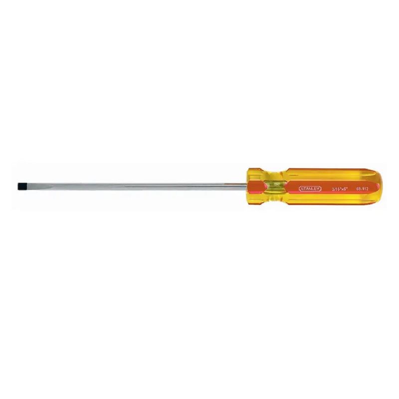STANLEY - DESTORNILLADOR CARPINTERO PLANO 3/16 X 6 PULG STANLEY