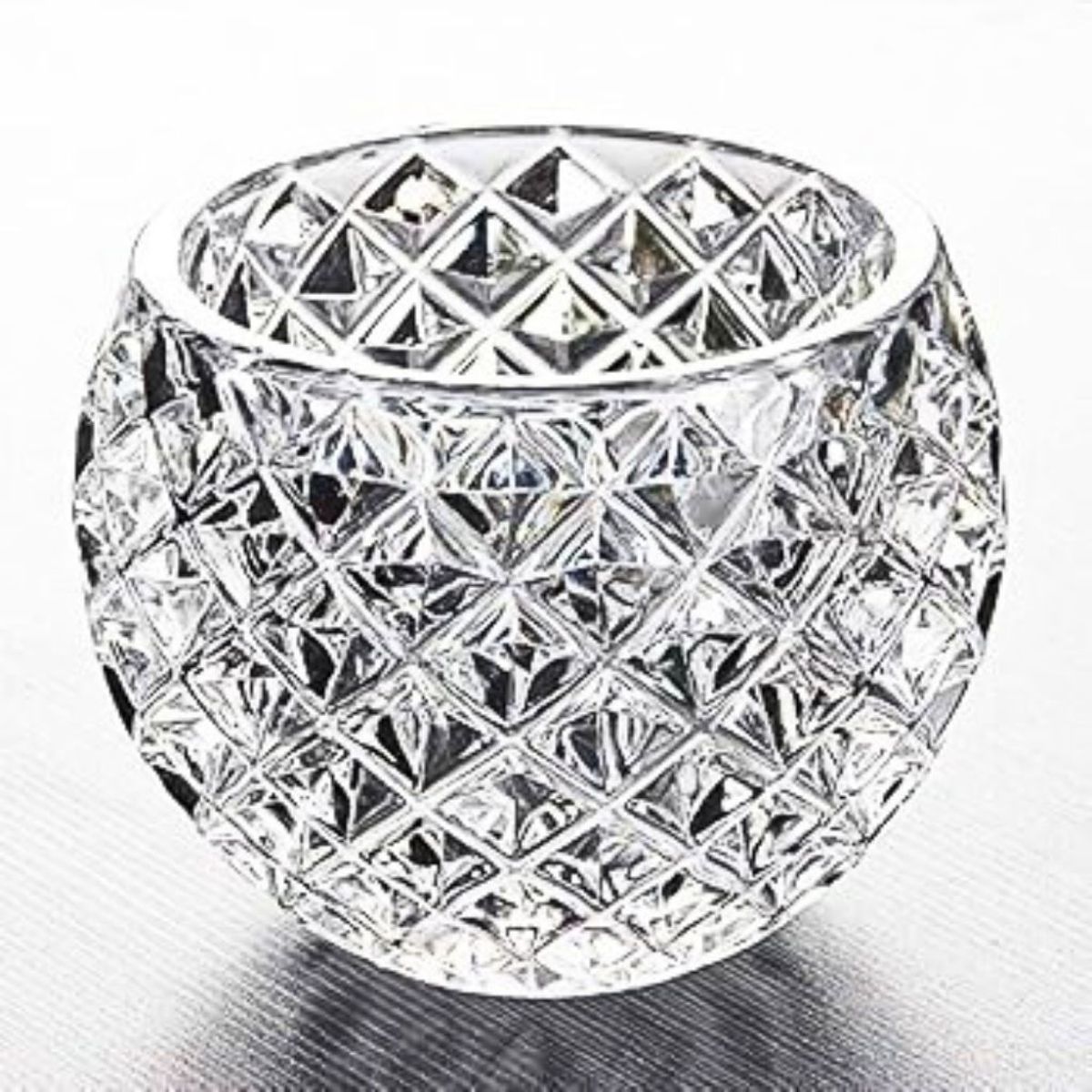 BOHEMIK - Set 6 Porta Vela vidrio tallado Beril