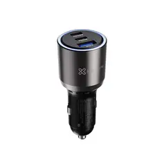 KLIP XTREME - Adaptador Auto KCC-140 140W con USB-C y USB-A