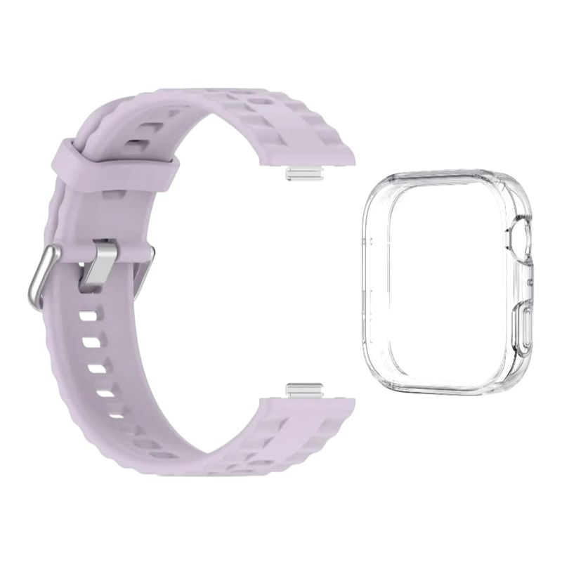 GENERICO - Correa Y Funda Silicona Smartwatch Huawei Watch FIT4-PRO LILA