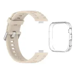 GENERICO - Correa Y Funda Silicona Smartwatch Huawei Watch FIT4-PRO MARFIL