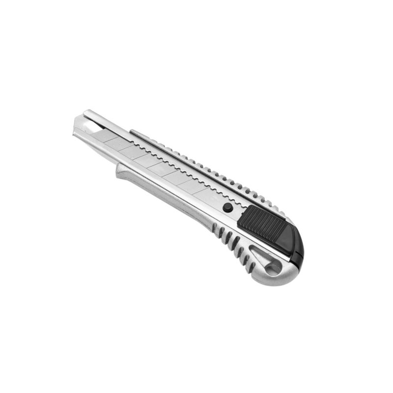 PACIFIC - Cuchillo Cartonero De 16cms Con Hoja De 18mm Metálico - Ps