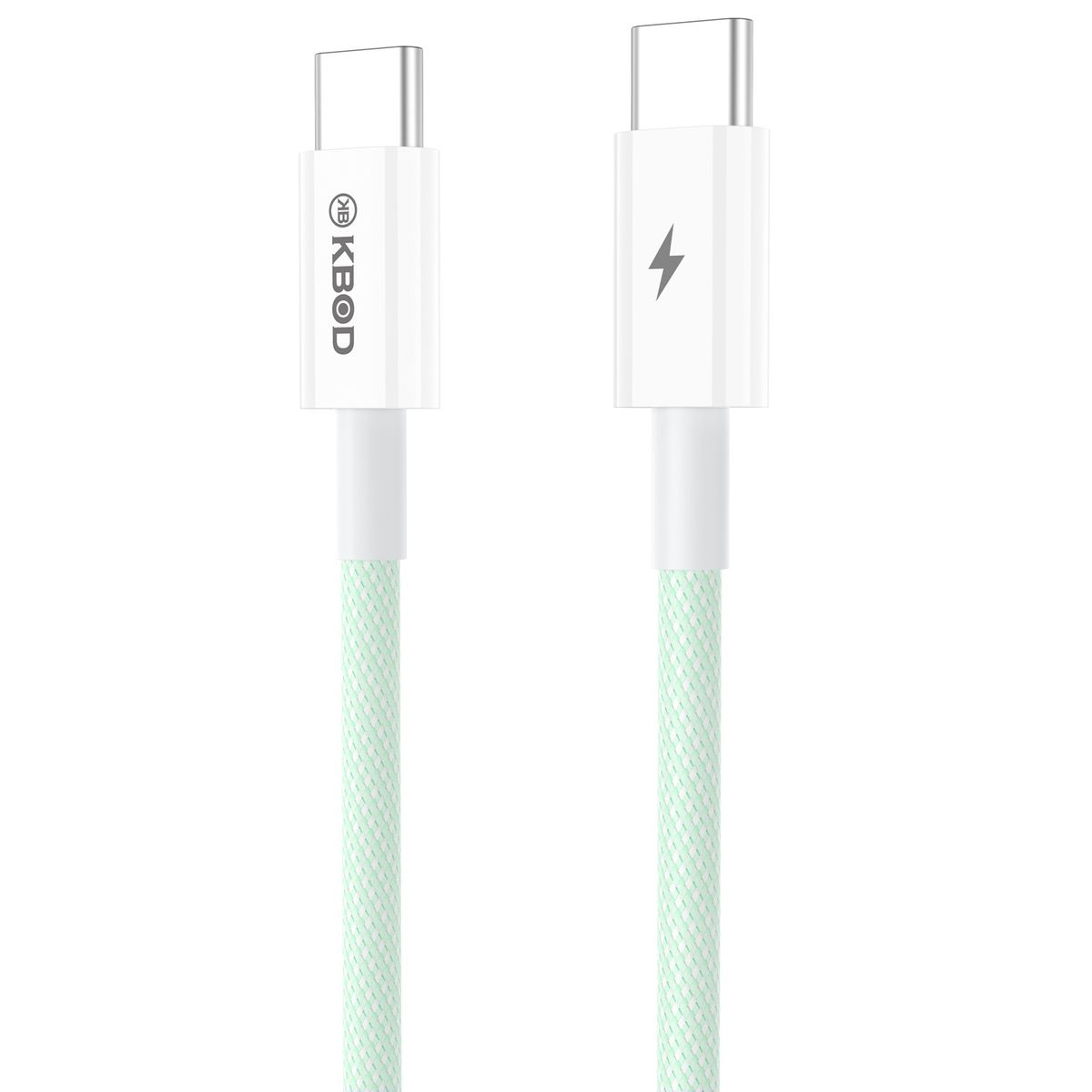 KBOD - Cable Tipo C Para Teléfonos Trenzado De Nylon 2mt Kbod Cbo16 Verde