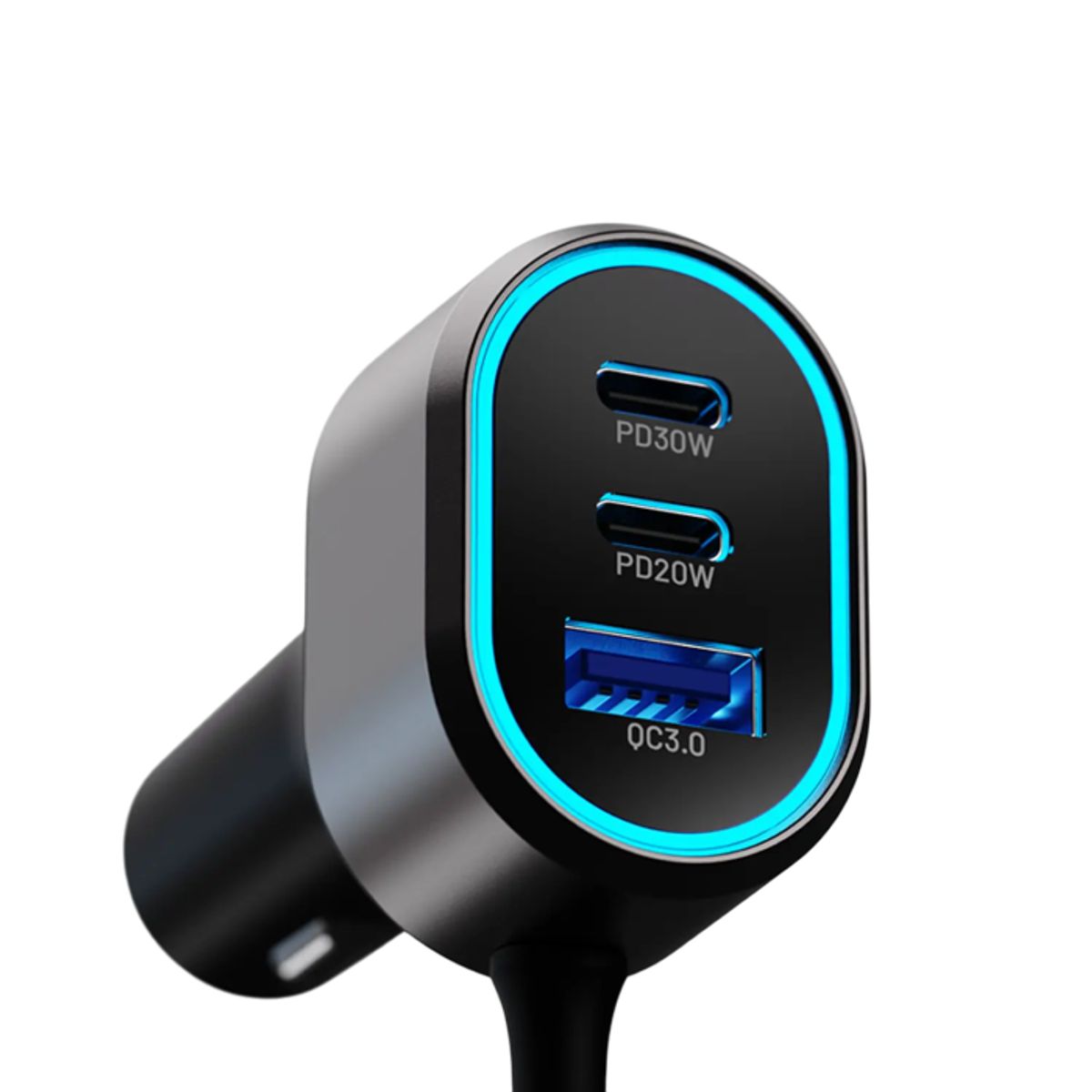 KLIP XTREME - Klip Xtreme KCC-100 Cargador de Auto 6 Puertos 100W, USB-C y USB-A, para Smartphones, Tablets y Dispositivos Pequeños