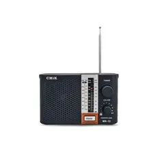 GENERICO - Radio Parlante Analógico Antena Linterna Amfmtvswusb Color Negro