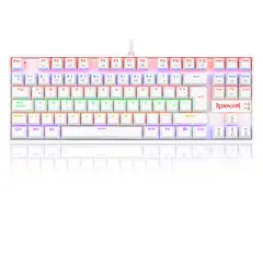 REDRAGON - Teclado Gamer KUMARA 2 K552R-SP Rainbow Switch Red Blanco