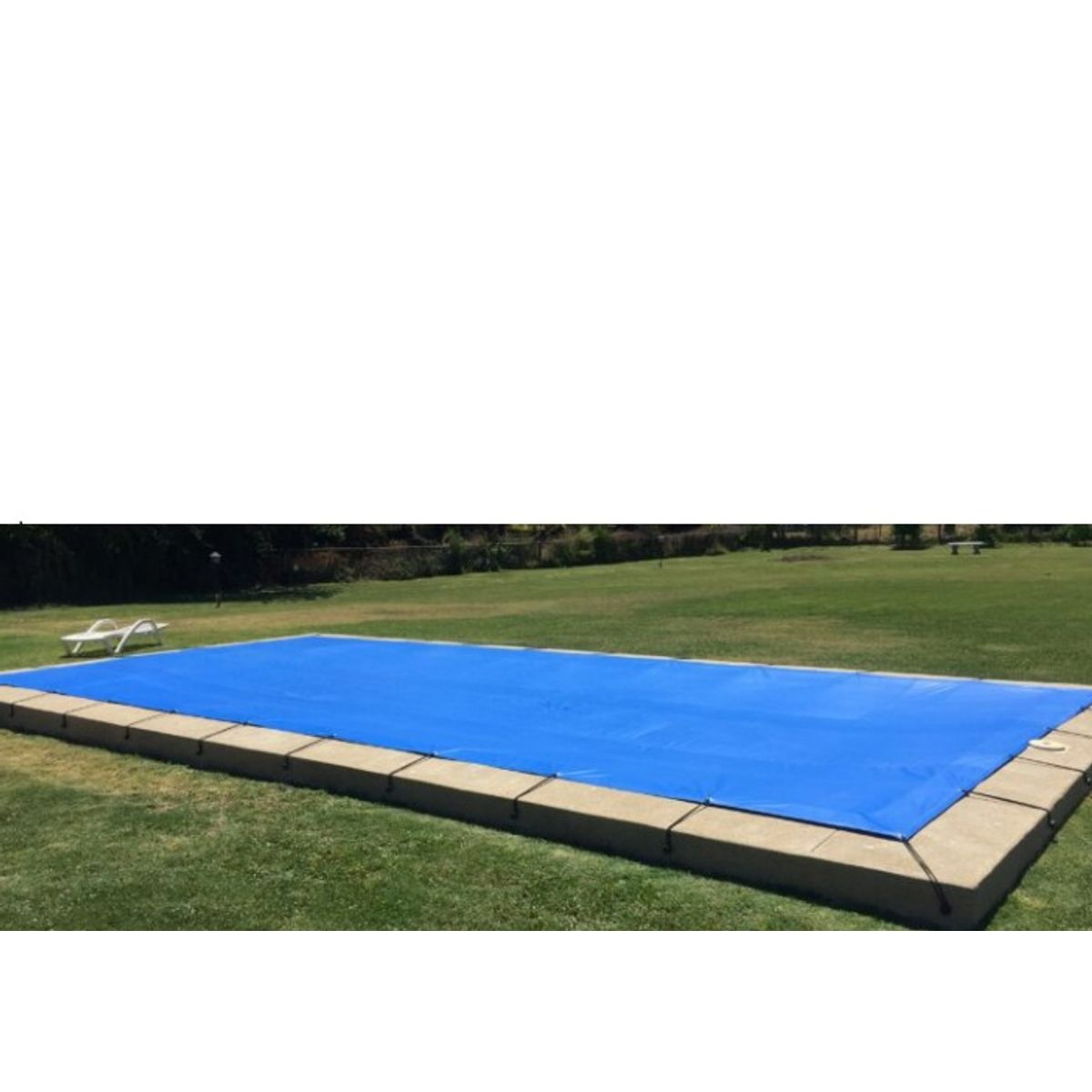 GENERICO - Carpa lona cubre piscina 8x 4 mts
