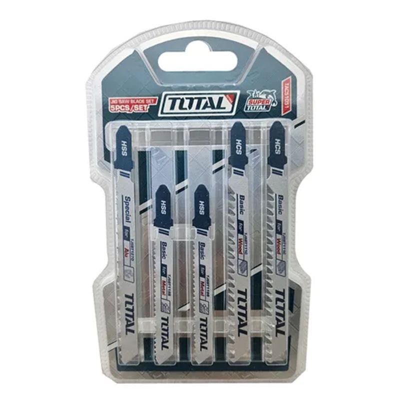 TOTAL TOOLS - Set Jgo De Hojas Para Sierra Caladora 5 Pcs Total Tac51051