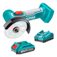 TOTAL TOOLS - Mini Galletera Esmeril Angular 76mm 20v Bat+ Carg Tagli7601