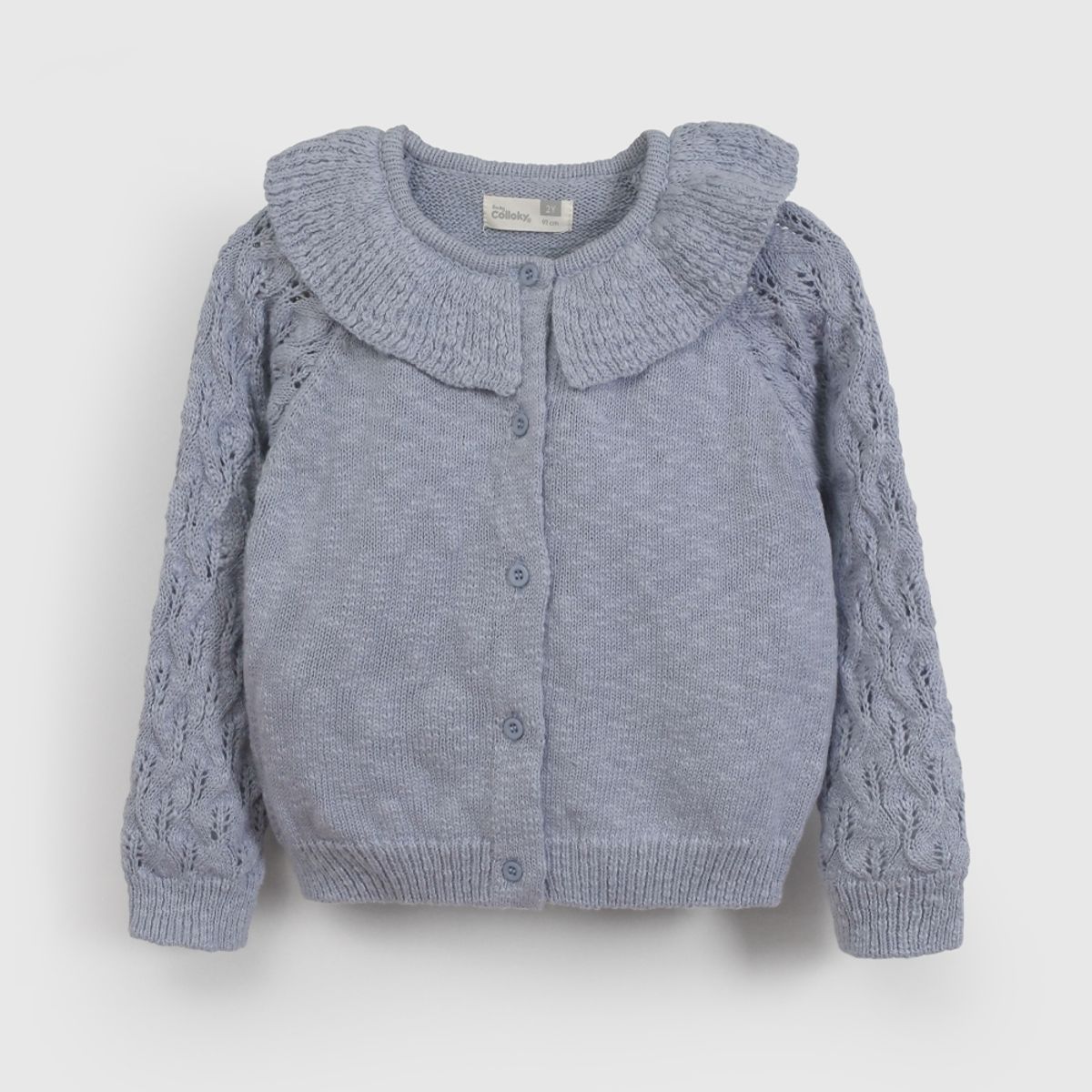 COLLOKY - Chaleco Bebé niña Celeste 57251 Colloky
