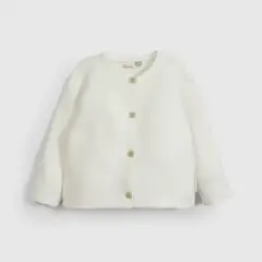 COLLOKY - Chaleco Unisex bebé Blanco 57255