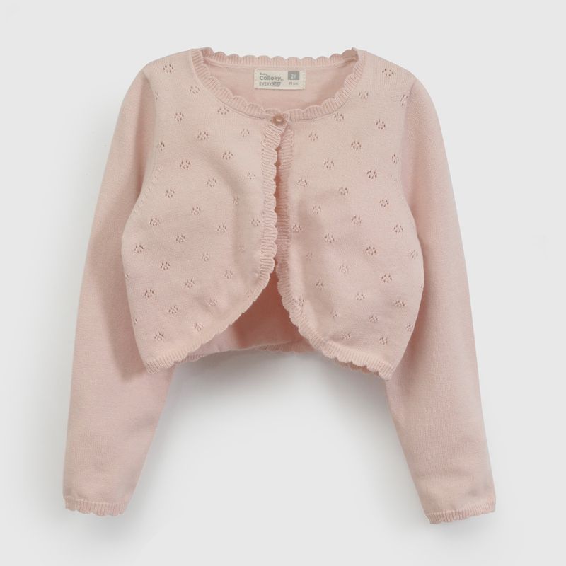 COLLOKY - Chaleco Bebé niña Rosa 57259 Colloky 