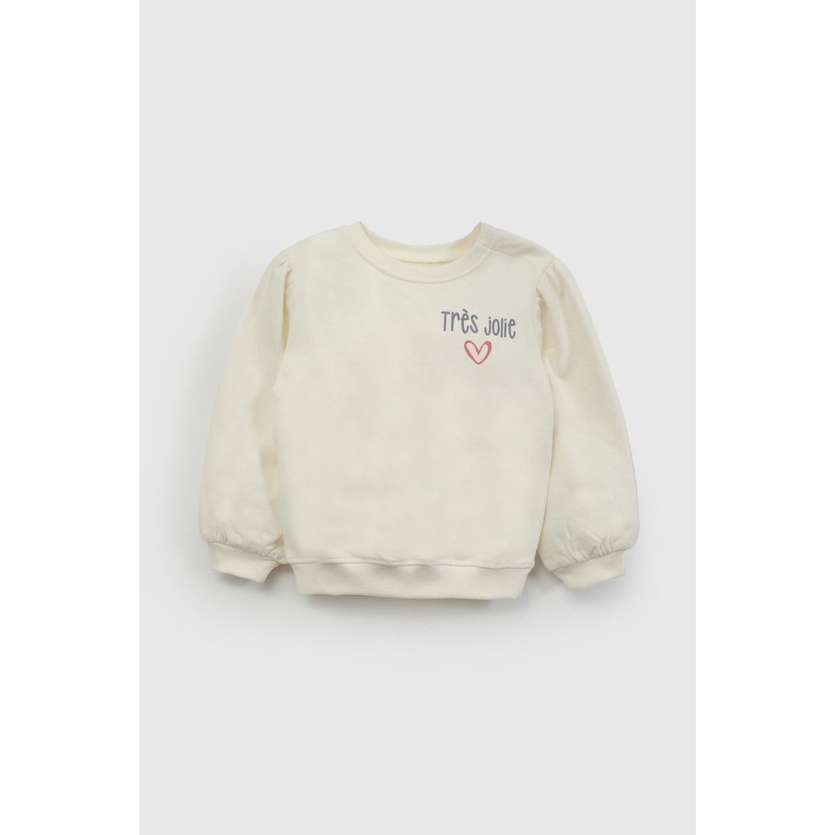 COLLOKY - Polerón Bebé niña Blanco  57339 Colloky