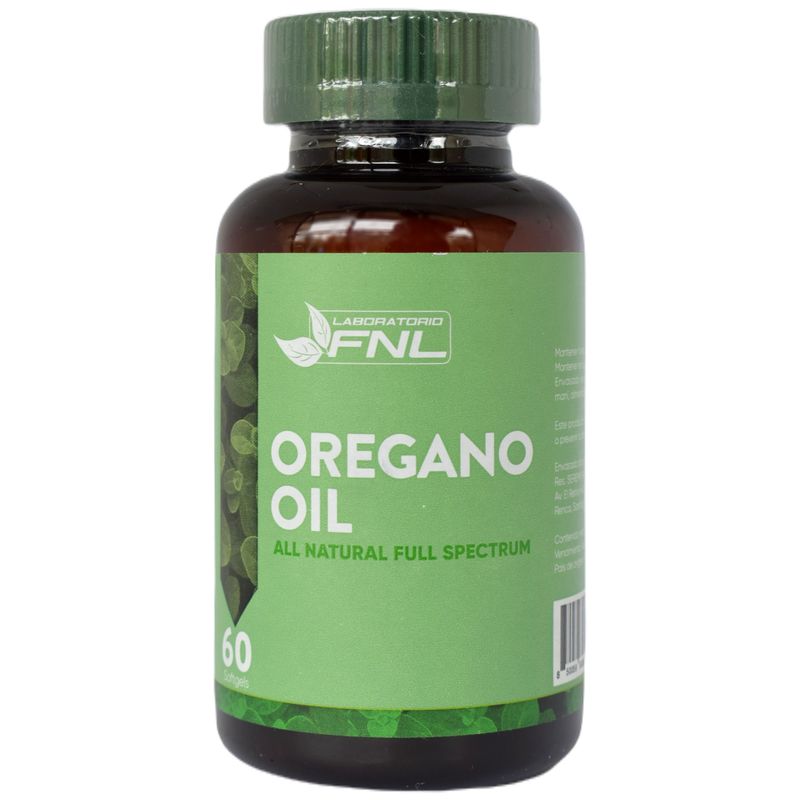 FNL - Aceite De Orégano Fnl 60 Caps Antioxidante Antimicrobiano