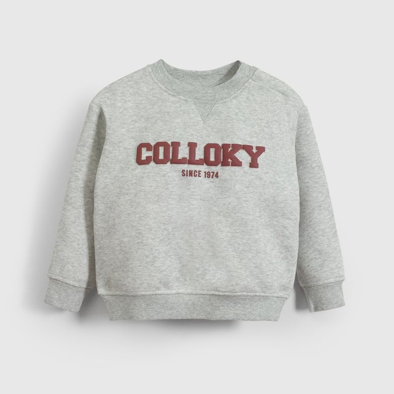 COLLOKY - Polerón Bebé niño Gris 57352 Colloky 