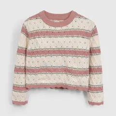 COLLOKY - Sweater para Niña Beige