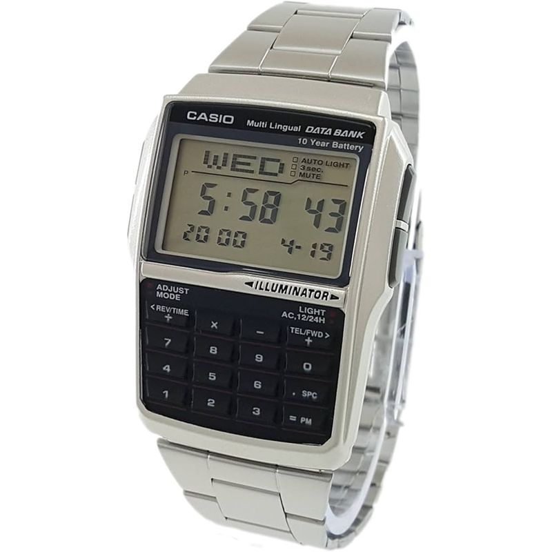 CASIO - RELOJ CASIO DBC32D-1A HOMBRE CALCULADORA DATABANK ILUMINATOR