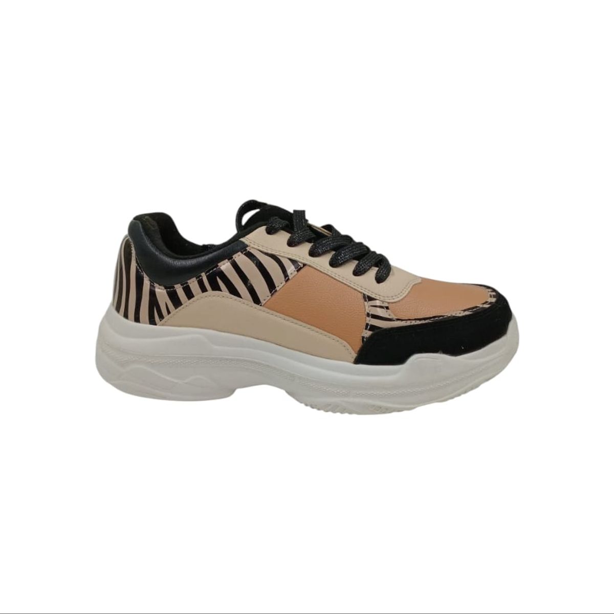 HERIEL - Zapatilla Rosa Print Plataforma Mujer