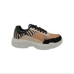 HERIEL - Zapatilla Rosa Print Plataforma Mujer
