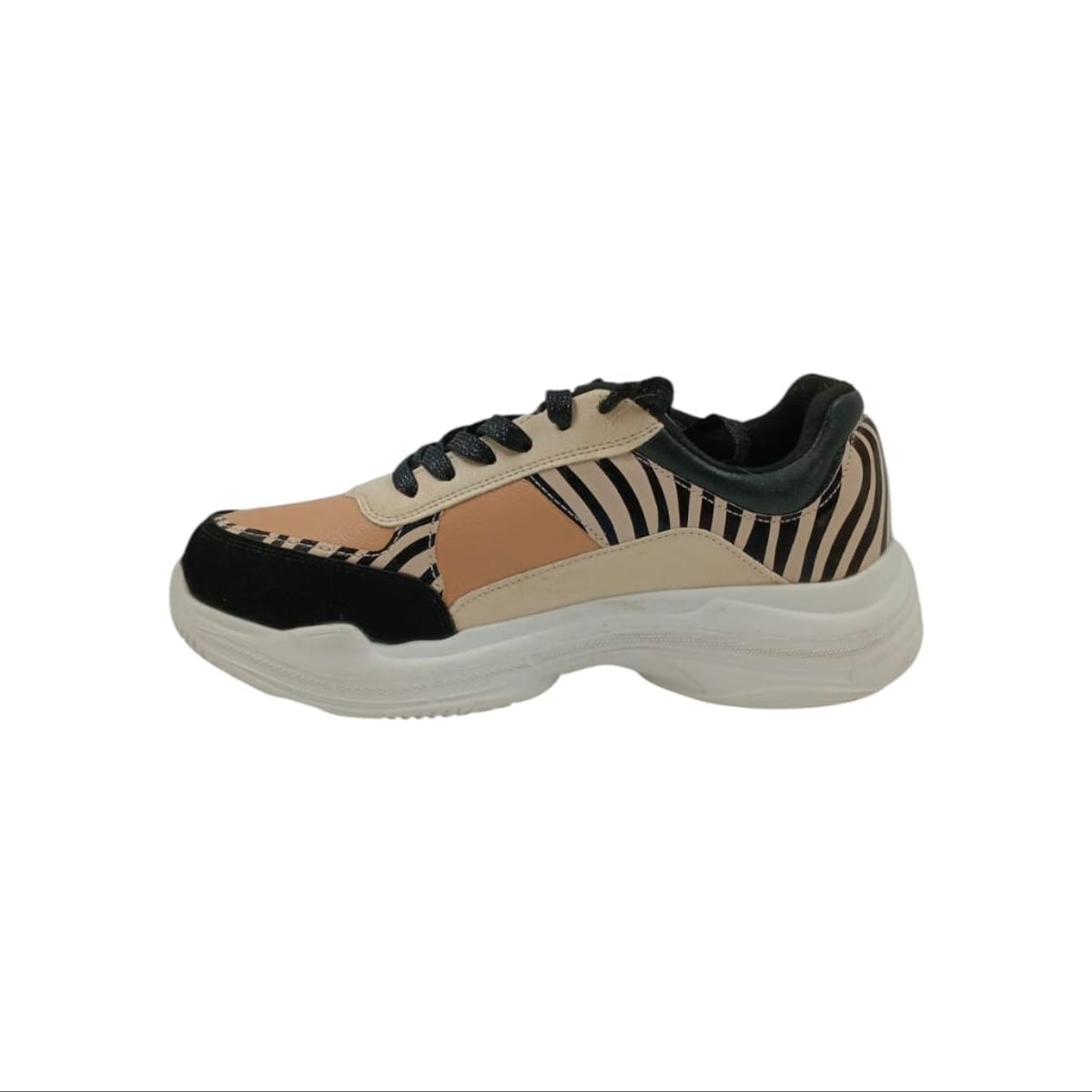 HERIEL - Zapatilla Rosa Print Plataforma Mujer