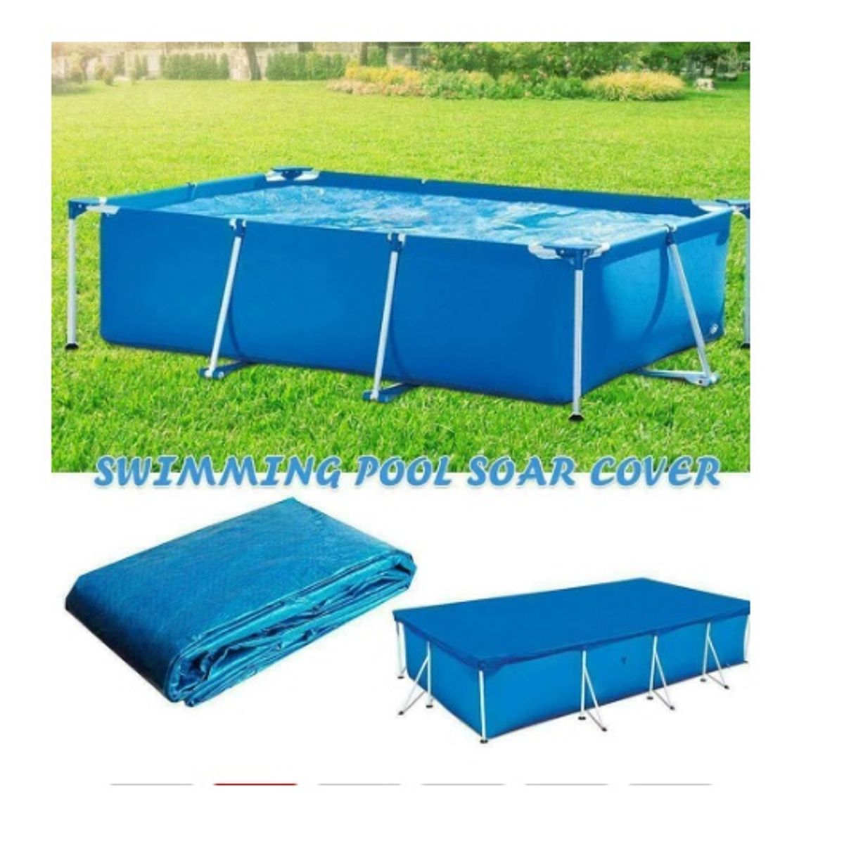 GENERICO - Carpa lona cubre piscina 4x 2.11 mts
