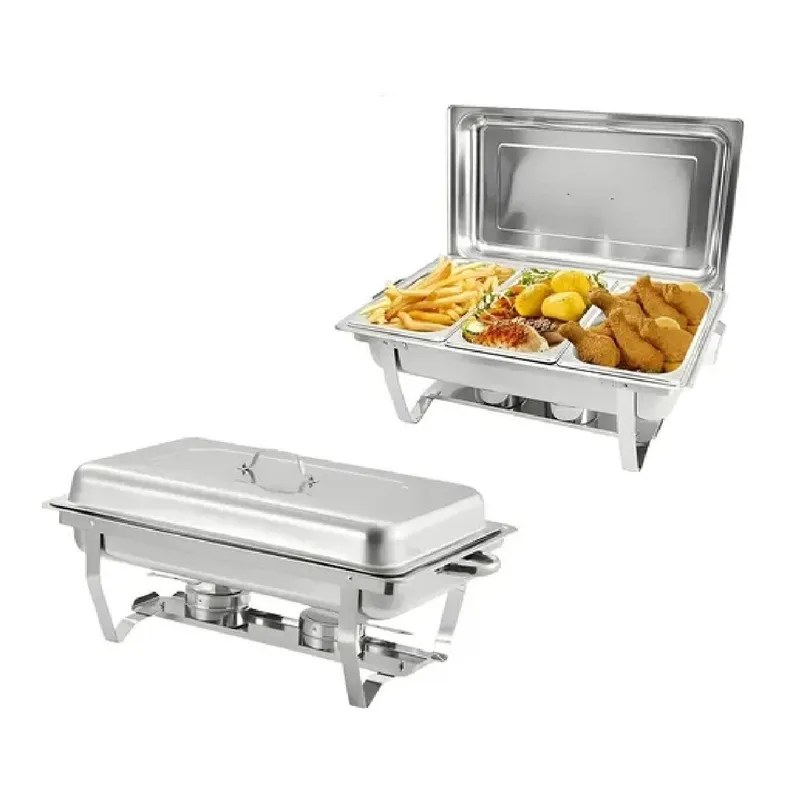 PASTELERIUS - Chafer Bufetera Chafing Buffet Vapor 3 Depositos Chafers 3l