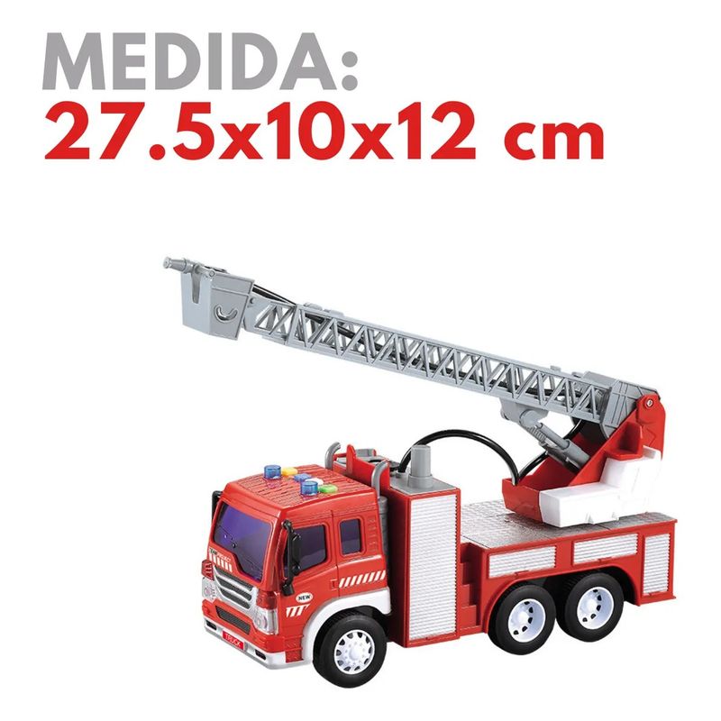 GENERICO - Juguetes Camión De Bomberos Con Sirenas Luz Sonido