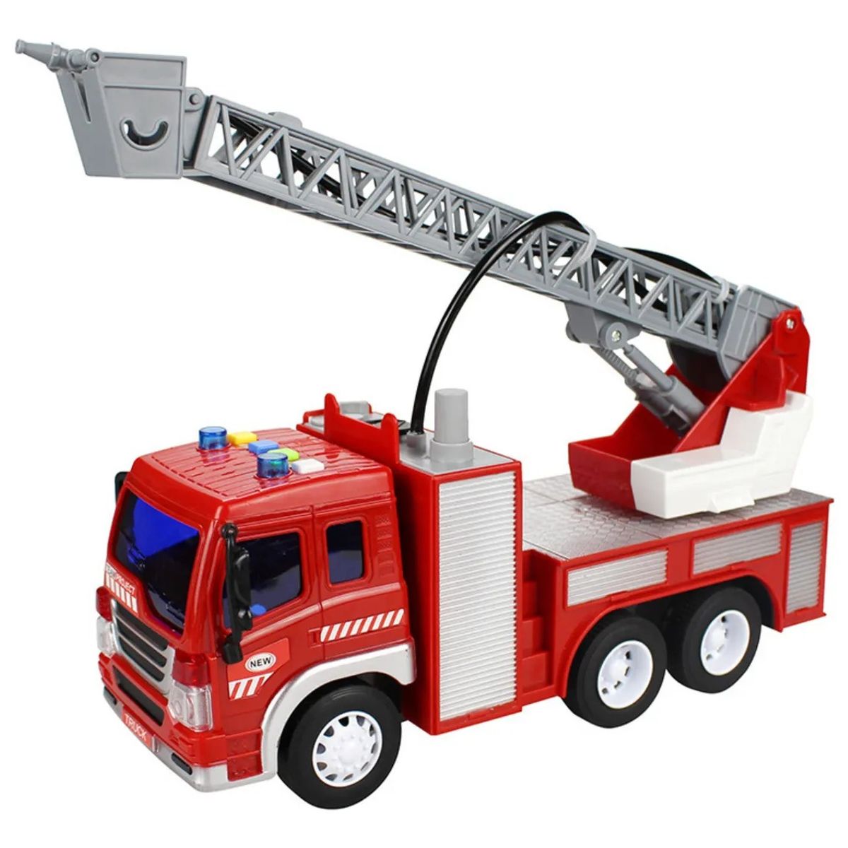 GENERICO - Juguetes Camión De Bomberos Con Sirenas Luz Sonido