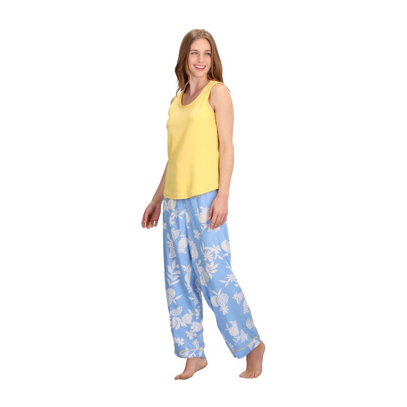 CAFFARENA - Pijama Largo Algodón Viscosa Caffarena