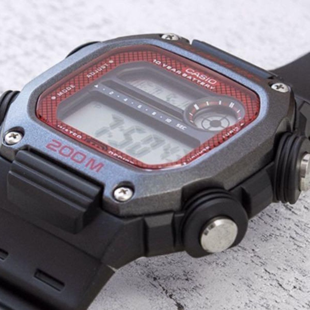 CASIO - RELOJ CASIO DW291H-1B HOMBRE DURO 200M   ILUMINATOR