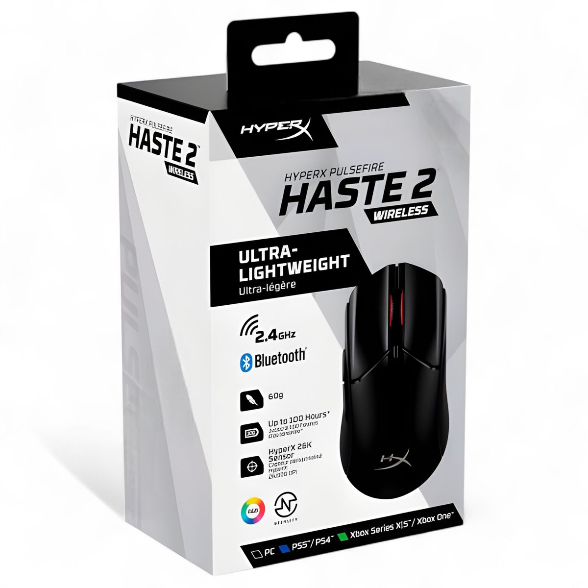 HYPERX - Mouse HyperX Pulsefire Haste 2 Ultra-Lightweight Wireless BT