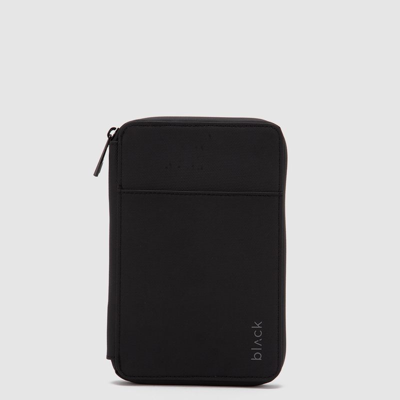 BUBBA - Passport Holder Travel Transit Black Black Bubba