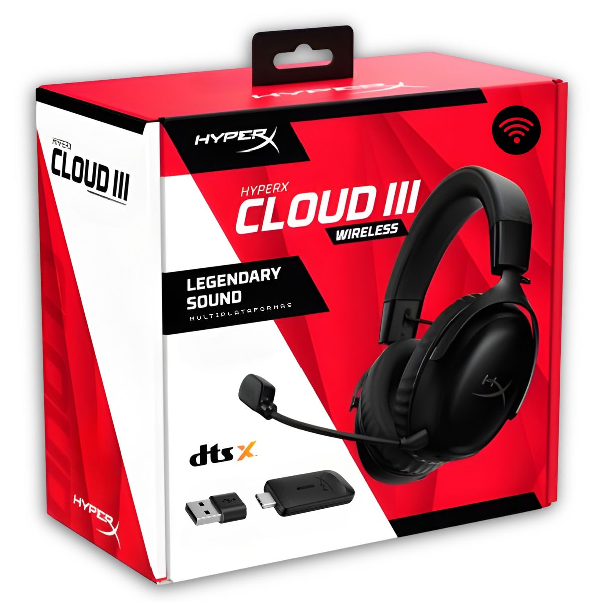 HYPERX - Audífonos HyperX Cloud III Legendary Sound Wireless Black