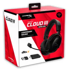 HYPERX - Audífonos Cloud III Legendary Sound Wireless Black