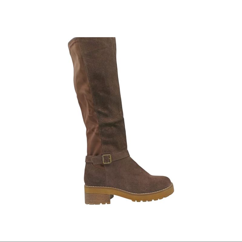 HERIEL - Bota Café Taco Bajo Mujer