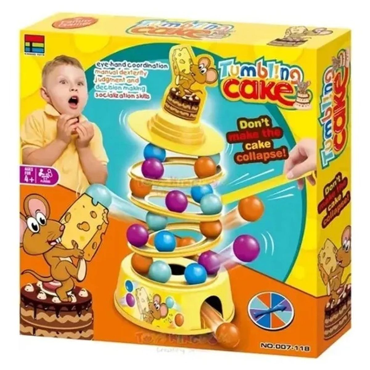 GENERICO - Pastel Inestable Juego De Mesa Diversión Niños