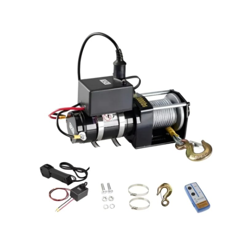 GENERICO - Winche Eléctrico 3000 Lbs Control remoto Eléctrico