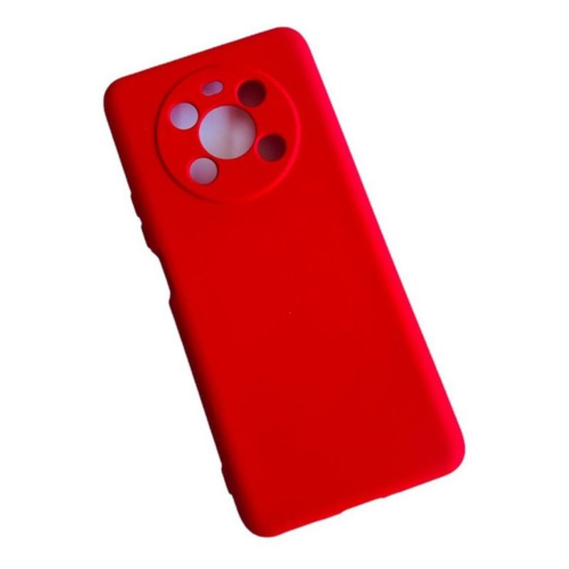 GENERICO - Carcasa Funda Para Honor X9 Silicona Rojo