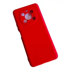 GENERICO - Carcasa Funda Para Honor X9 Silicona Rojo