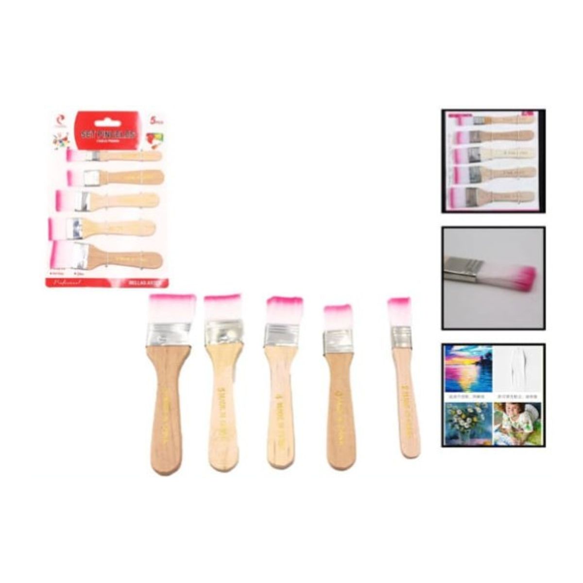 GENERICO - Brochas De Pintura Para Arcilla