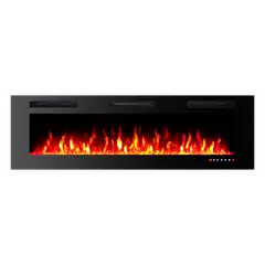 GENERICO - Chimenea Eléctrica Empotrable 40 pulgadas 220v - 240v