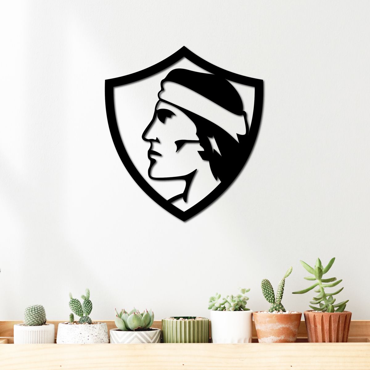 ELAB PROPIA - Cuadro Decorativo Eterno Campeón - Escudo en Madera Fun Republic