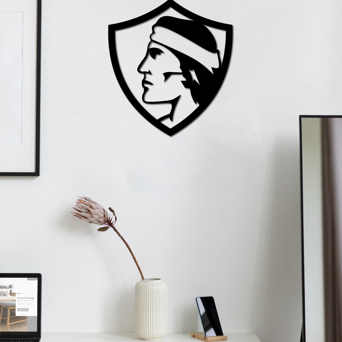 ELAB PROPIA - Cuadro Decorativo Eterno Campeón - Escudo en Madera Fun Republic