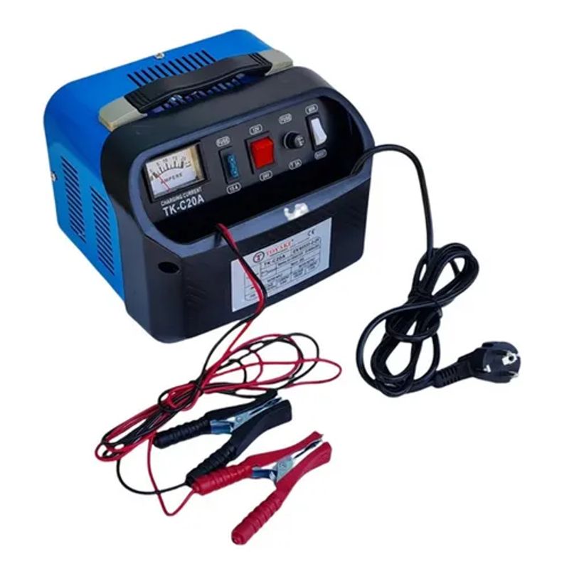 TOYAKI - Cargador De Bateria 20amp Autos Y Motos 12v Y 24v Toyaki